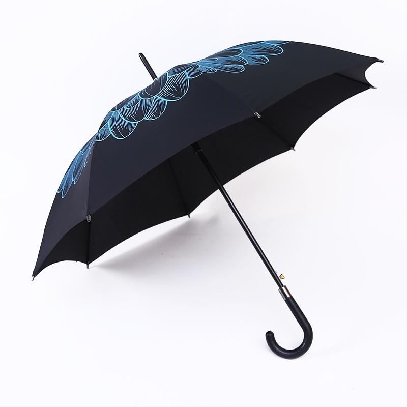 Straight umbrella printed outside RU19113