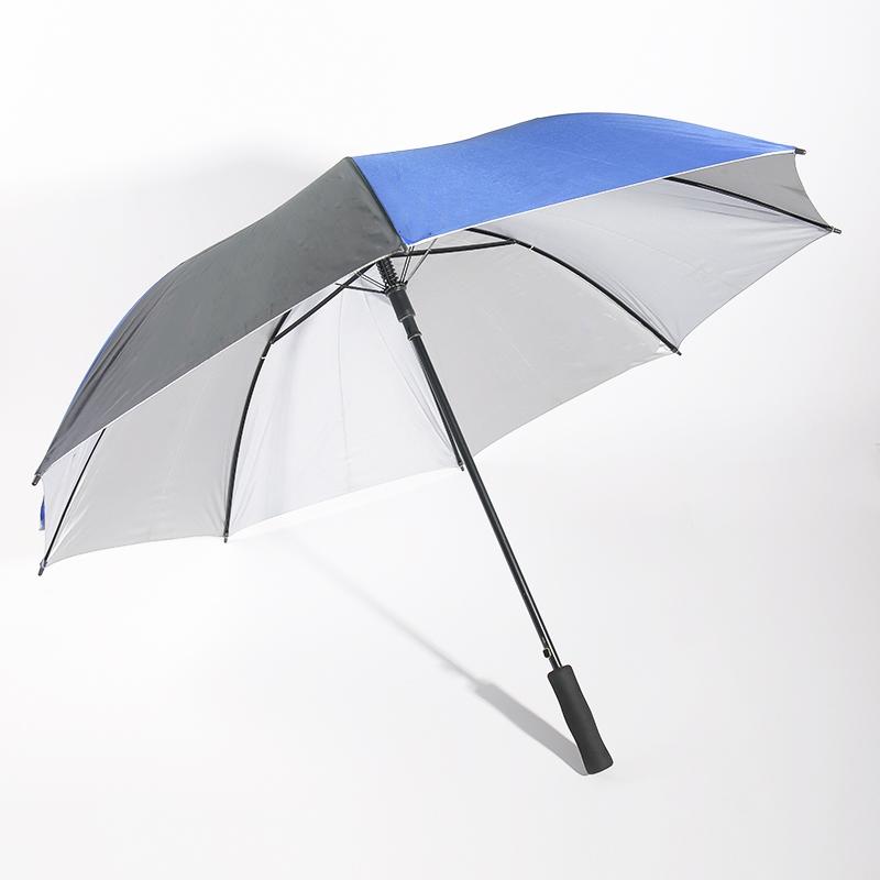 Straight rain umbrella with UV protection RU1941