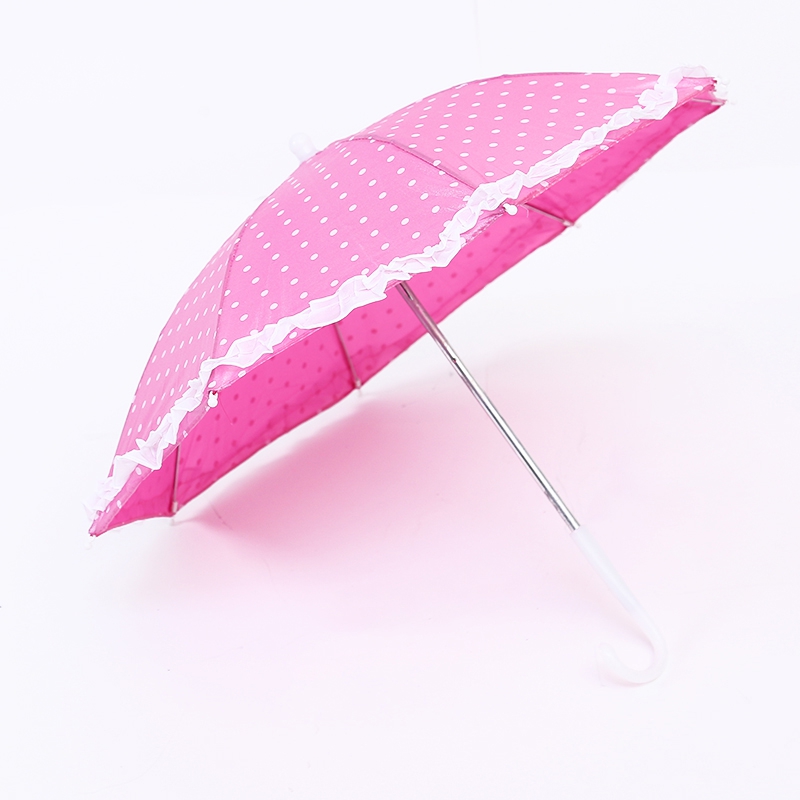 Straight children umbrella with lace RU1997