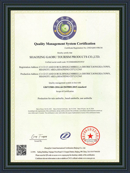 Our Certificates