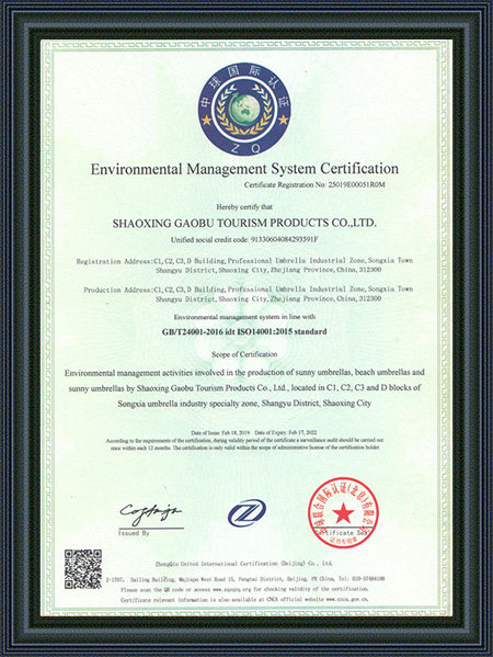 Our Certificates
